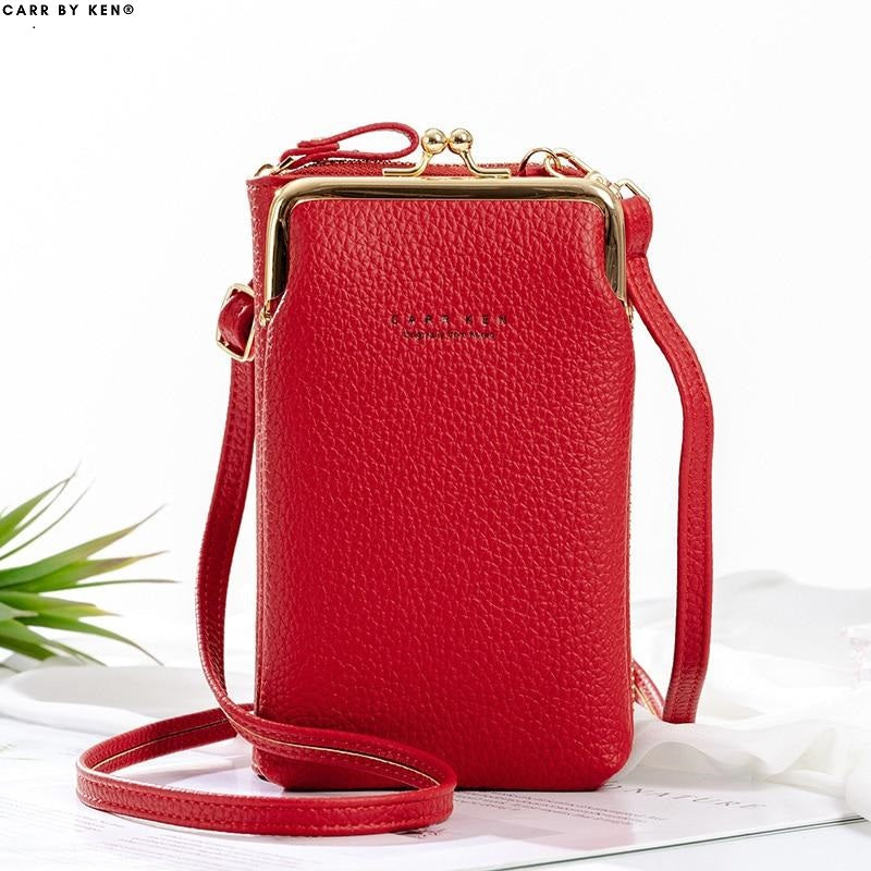 Small+Cell+Phone+Purse+Wallet+Handbag+Case+Women+Shoulder+Bag+Cross-body+ Pouch for sale online