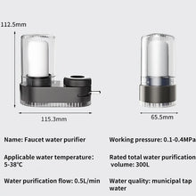 Faucet Water Purifier - Two Removable, Washable Filter Elements