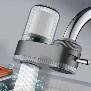 Faucet Water Purifier - Two Removable, Washable Filter Elements